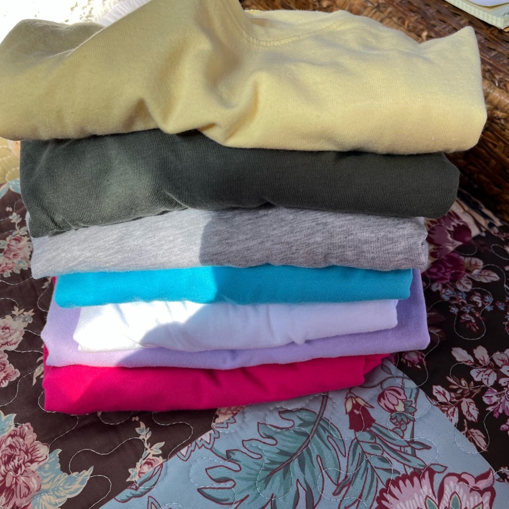 Lot of Boundaries Crew Neck Tees NWT